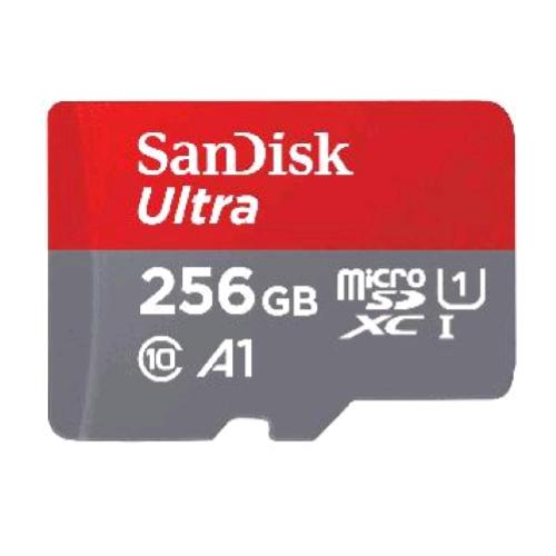 SANDISK ULTRA MEMORY CARD 256GB MICRO SDXC UHS-I CON ADATTATORE SD FINO A 150 MB