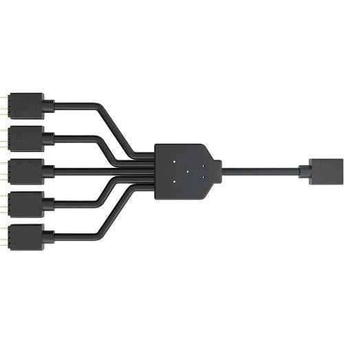 COOLER MASTER CAVO SPLITTER ARGB 1-5 3-PIN LED CONNECTOR, 58 cm NERO