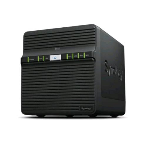 SYNOLOGY DS423 NAS CHASSIS TOWER REALTEK RTD1619B-RAM 2GB-4 BAY HDD/SSD 2.5"/3.5