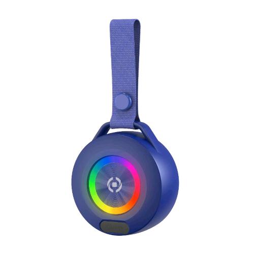 CELLY LIGHTBEATBL ALTOPARLANTE WIRELESS 5W COL LUCE RGB SUMMER COLLECTION BLU