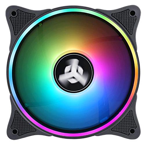 ITEK ITCFA12IO VENTOLA PER CASE 12CM ILLUMINAZIONE LED ARGB CONNETTORE 3PIN DUAL