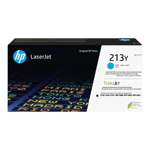 HP 213Y TONER CIANO ALTISSIMA CAPACITA' PER COLOR LASERJET ENTERPRISE 5700DN, 67