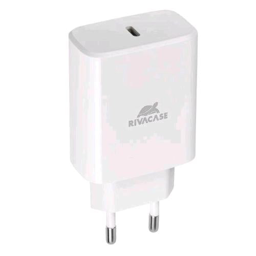 RIVACASE CARICABATTERIE DA RETE PD USB-C 30 WATT BIANCO