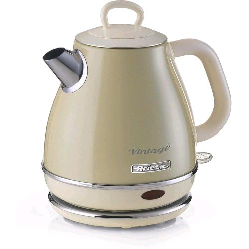 ARIETE 2868 BOLLITORE VINTAGE BOLLITORE CON BASE CORDLESS A 360 GRADI 1.600 W 1