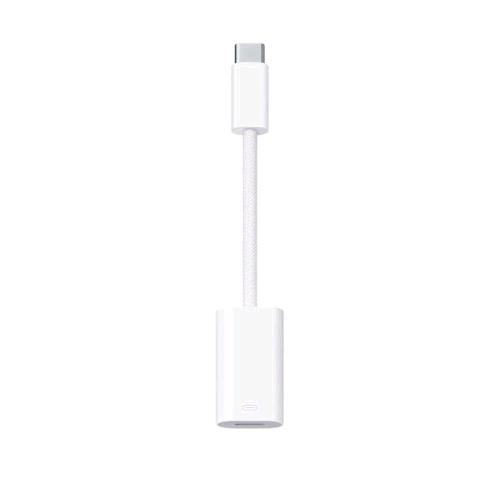 APPLE ADATTATORE DA USB-C MASCHIO A LIGHTNING FEMMINA BIANCO