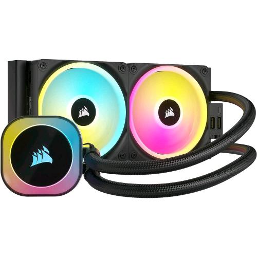 CORSAIR iCUE LINK H100I RGB AIO 240 DISSIPATORE A LIQUIDO PER CPU 240mm 2 VENTOL