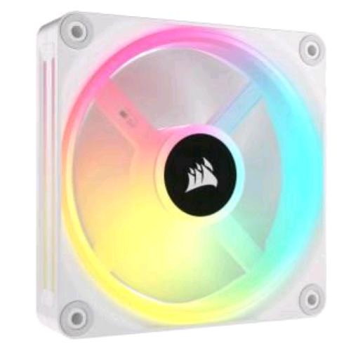 CORSAIR iCUE LINK QX120 RGB PWM VENTOLA 120MM ILLUMINAZIONE LED RGB COLORE BIANC