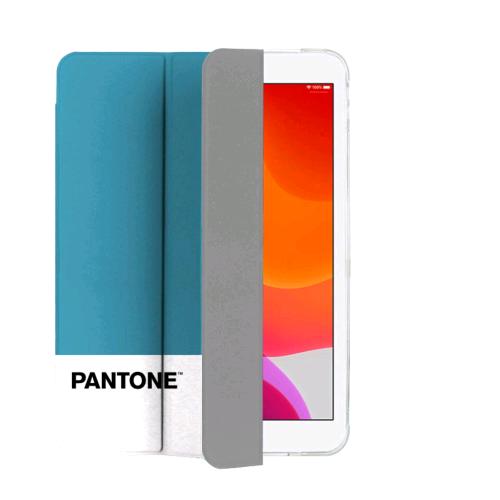 PANTONE iPAD 7/8/9 GEN COVER FOLIO IN TPU AZZURRO