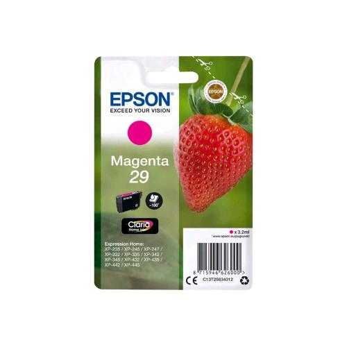 EPSON 29 CARTUCCIA INCHIOSTRO MAGENTA 3.2 ML PER Expression Home XP-245, 247, 25