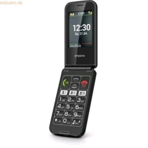 EMPORIA TALKGLAM 2.4" CLAMSHELL EASY PHONE COMPATIBILE CON APPARECCHI ACUSTICI M