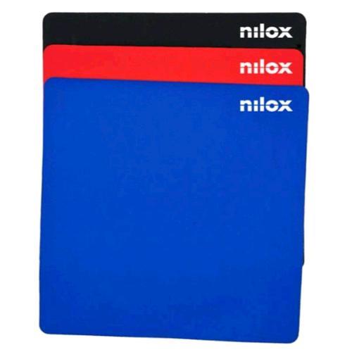 NILOX MOUSE PAD TAPPETINO MOUSE ANTISCIVOLO ROSSO