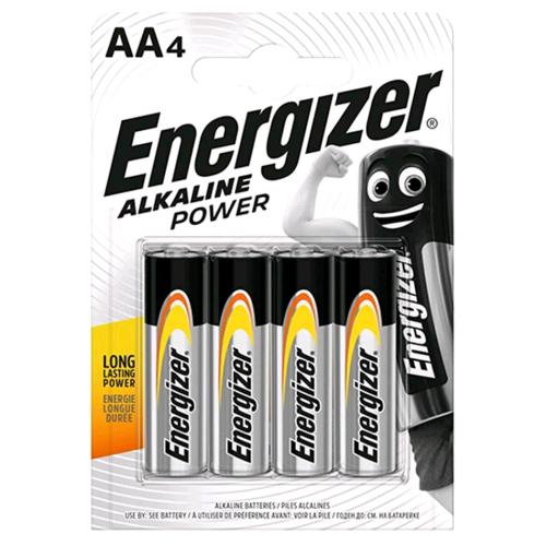 ENERGIZER AA-LR6 STILO AA BATTERIE ALKALINE CONF 4 Pz.