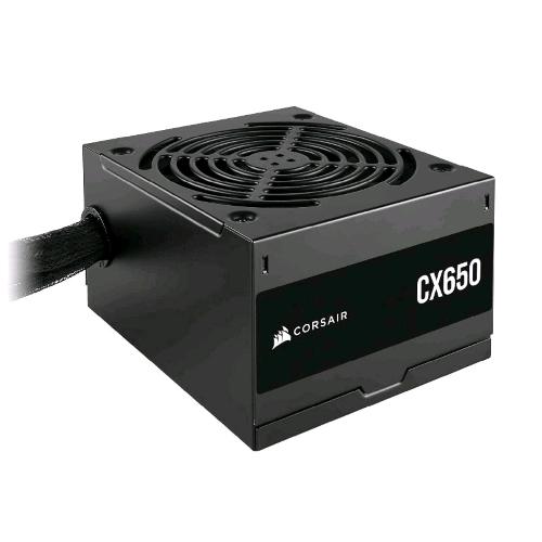 CORSAIR CX650 ALIMENTATORE ATX 650W 80 PLUS BRONZE RAFFREDDAMENTO ATTIVO BLACK