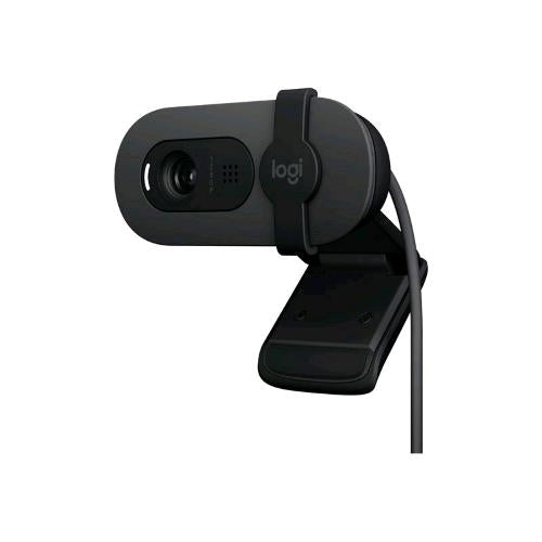 LOGITECH BRIO 100 WEBCAM 2MP 1920 x 1080 USB AUDIO CAVO 1.5 MT CERTIFICATA MICRO