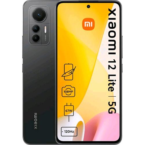 XIAOMI 12 LITE 5G DUAL SIM 6.55" OCTA CORE 256GB RAM 8GB 5G EUROPA BLACK