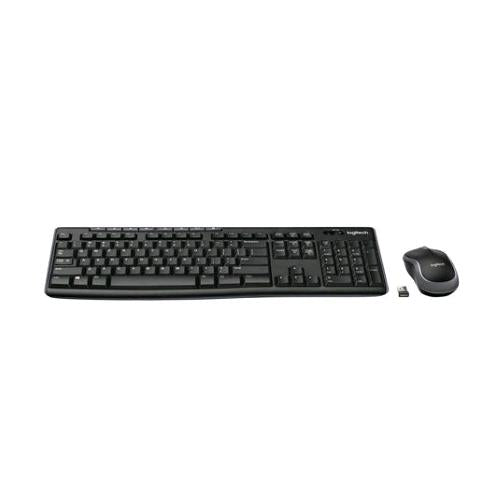 LOGITECH MK270 KIT TASTIERA LAYOUT FRANCESE + MOUSE WIRELESS BLACK
