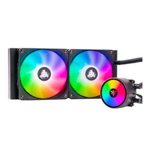 ITEK EVOLIQ 240 V2 ARGB KIT RAFFREDDAMENTO A LIQUIDO 2x120MM CON CONTROLLER ILLU