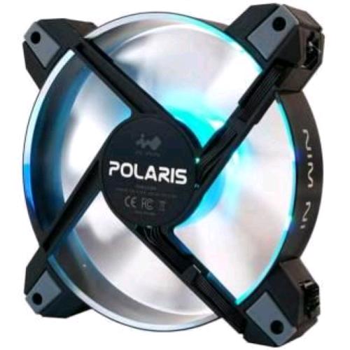 INWIN POLARIS M RGB VENTOLA IN ALLUMINIO 120 MM ILLUMINAZIONE LED RGB 500/1.280