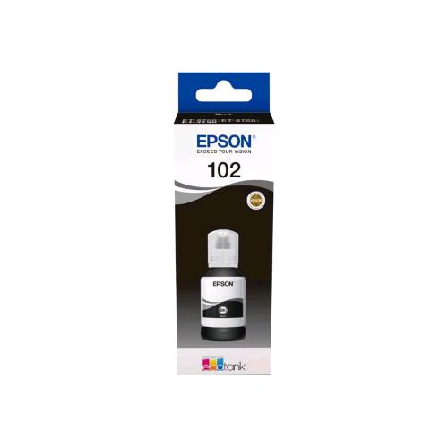 EPSON 102 FLACONE INKJET ECOTANK 127 ML NERO PER EcoTank ET-15000, 2750, 2751, 2