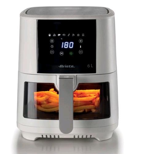 ARIETE 4626 AIRY FRYER 6L FRIGGITRICE AD ARIA 6LT 1.300 W 2.5KG 8 PROGRAMMI PREI