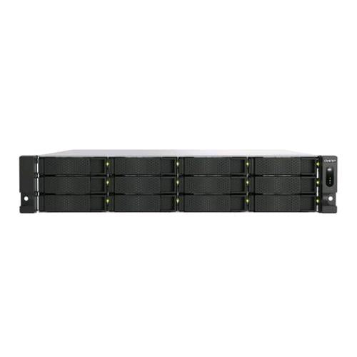 QNAP TS-H1277AXU-RP NAS CHASSIS RACK 2U AMD RYZEN 5 7000 5.1GHz RAM 16GB 12 BAY