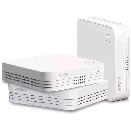 STRONG ATRIA WIRELESS EXTENDER WI-FI MESH 1200 DUAL BAND KIT 3 Pz.