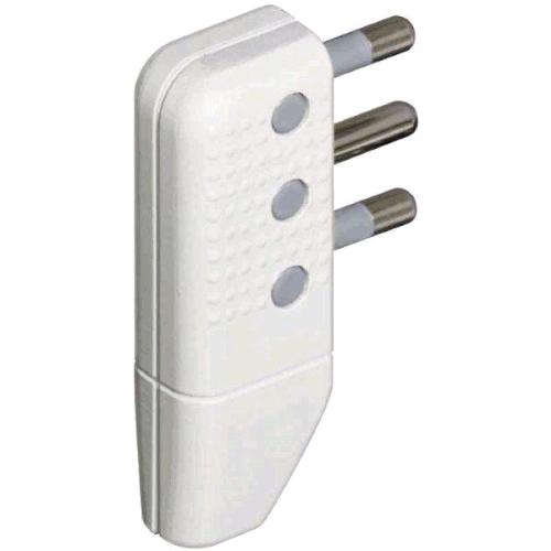 BTICINO PRESA SALVASPAZIO 16A A SQUADRA SPINOTTI ORIENTABILI BIANCO