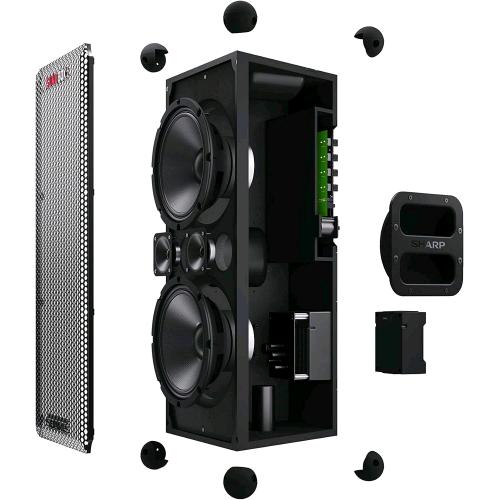 SHARP CP-LS100 SUMOBOX SISTEMA DI ALTOPARLANTI 2.0 120 W RMS 2 WOOFER DA 8" + 2