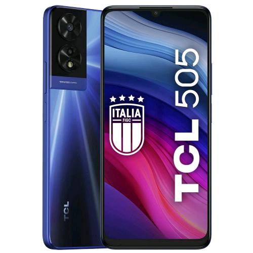 TCL 505 DUAL SIM 6.75" OCTA CORE 128GB RAM 4GB 4G LTE ITALIA OCEAN BLUE