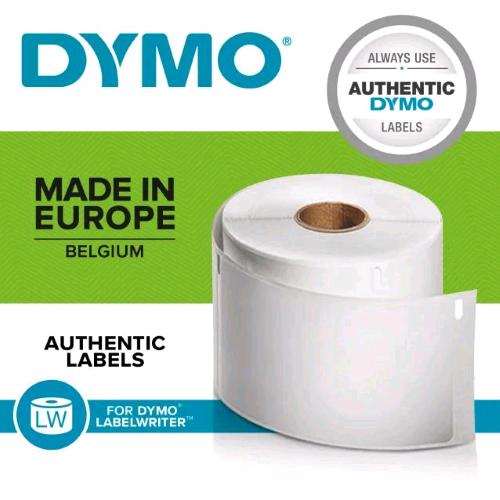 DYMO LW DURABLE ETICHETTE ADESIVE IN CARTA BIANCA PER STAMPANTE 59 x 102mm ROTOL