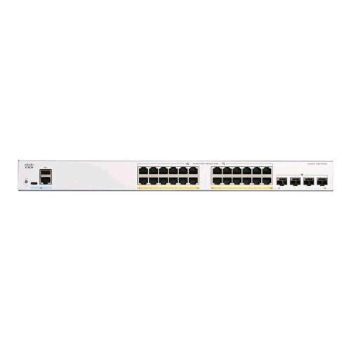 CISCO CATALYST 1200-24FP-4G SWITCH GESTITO L3 24 X 10/100/1000 (PoE+) + 4 X GIGA