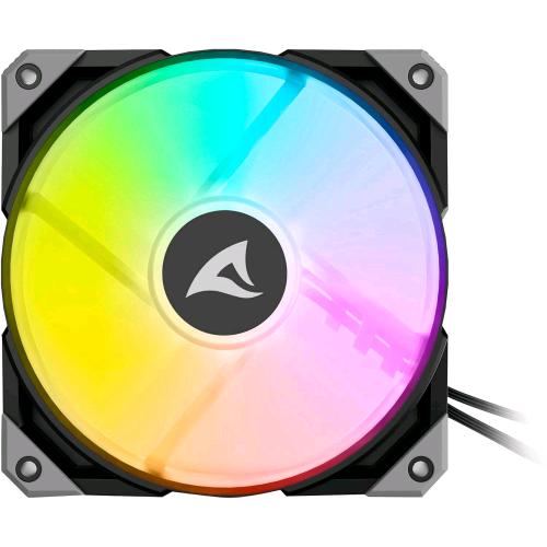 SHARKOON REBEL F50 PWM ADDRESSABLE RGB FAN 120 x 120 x 25 NERO