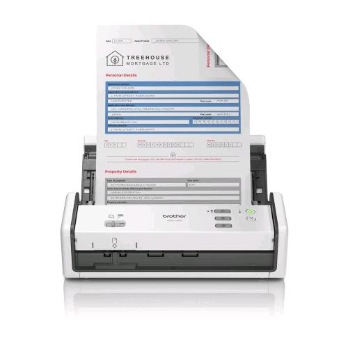 BROTHER ADS-1300 SCANNER DESKTOP COMPATTO A COLORI A4 DUPLEX DUAL CIS ADF 20 FOG