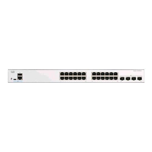 CISCO CATALYST 1200-24T-4G SWITCH GESTITO L3 - 24 x 10/100/1000 + 4 x Gigabit SF