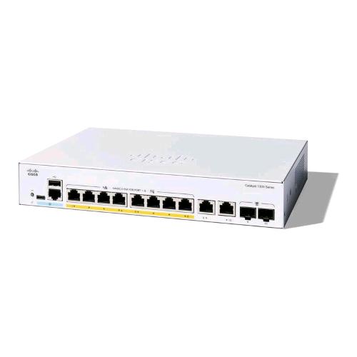 CISCO CATALYST 1300-8FP-2G SWITCH GESTITO L3 - 8 X 10/100/1000 (POE+) + 2 X COMB