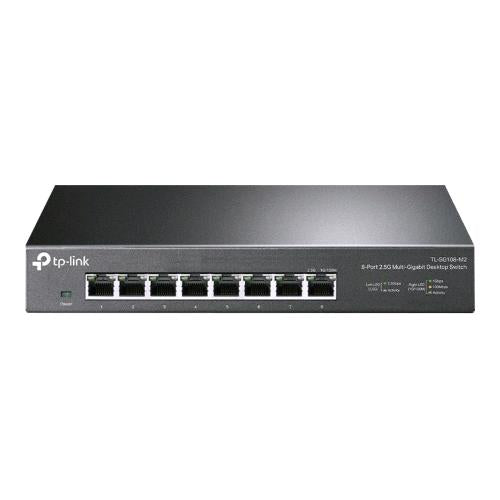 TP-LINK TL-SG108-M2 SWITCH NON GESTITO 8 x 100/1000/2.5G DESKTOP NERO