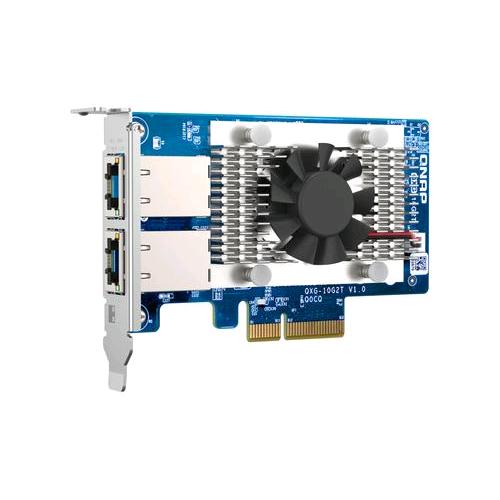 QNAP QXG-10G2T DUAL-PORT BASET NETWORK EXPANSION CARD ADATTATORE DI RETE 100M/1G