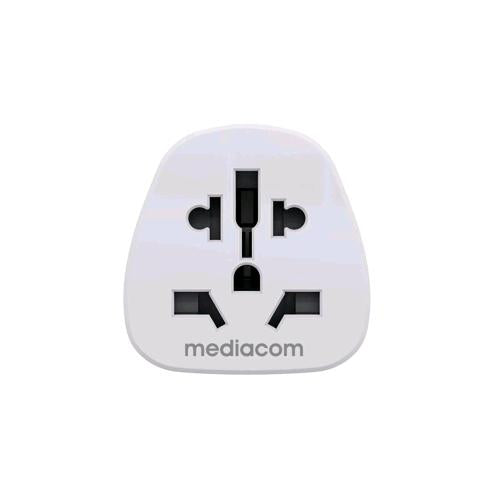 MEDIACOM MD-T102 TRAVEL ADAPTER PAESI EUROPEI BIANCO