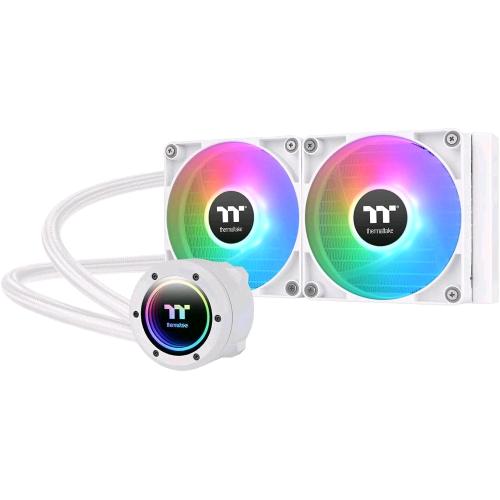 THERMALTAKE TH240 V2 ARGB SYNC CPU LIQUID COOLER SNOW EDITION DIAMENTRO VENTOLA