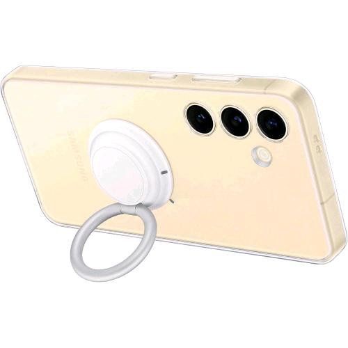 SAMSUNG GALAXY S24 CLEAR GADGET CASE COVER CON CAVALLETTO POSIZIONABILE E LACCIO