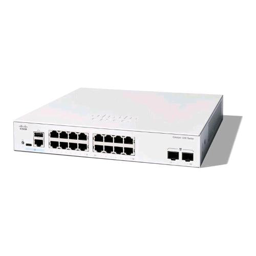 CISCO CATALYST 1200-16T-2G SWITCH GESTITO L3 - 16 x 10/100/1000 + 2 x Gigabit Et