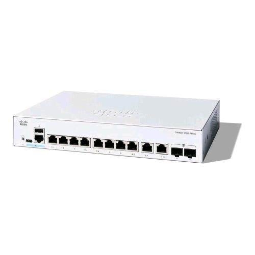 CISCO CATALYST 1300-8T-E-2G SWITCH GESTITO L3 - 8 x 10/100/1000Base-T + 2 x comb