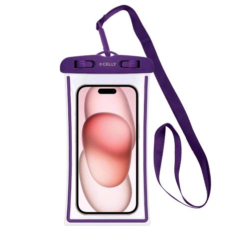 CELLY SPLASHBAG 24 CUSTODIA WATERPROOF IPX8 PER SMARTPHONE FINO A 6.7" PROETEGGE