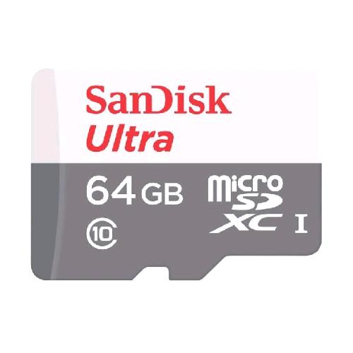 SANDISK ULTRA MICRO SDXC 64GB UHS-I CLASSE 10 ADATTATORE MICROSD-SD INCLUSO