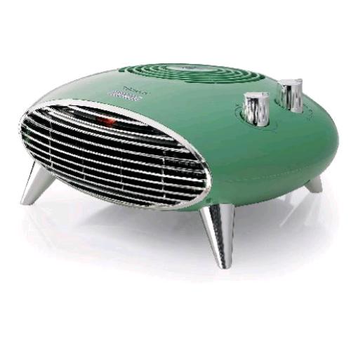 ARIETE 8211/04 TERMOVENTILATORE DA TAVOLO VINTAGE 2000W 2 VELOCITA' GRIGLIA E PI