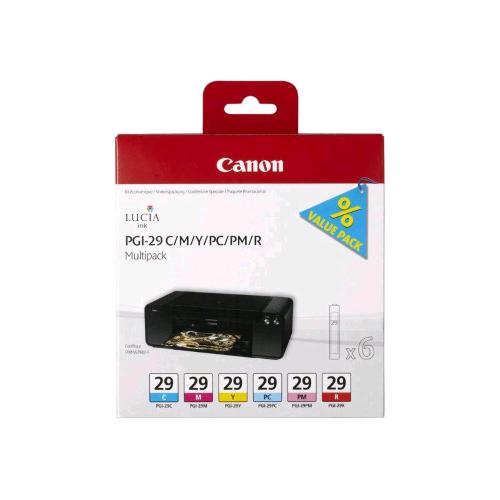 CANON MULTIPACK PGI-29 CARTUCCIA INKJET CIANO + MAGENTA + GIALLO + CIANO FOTOGRA