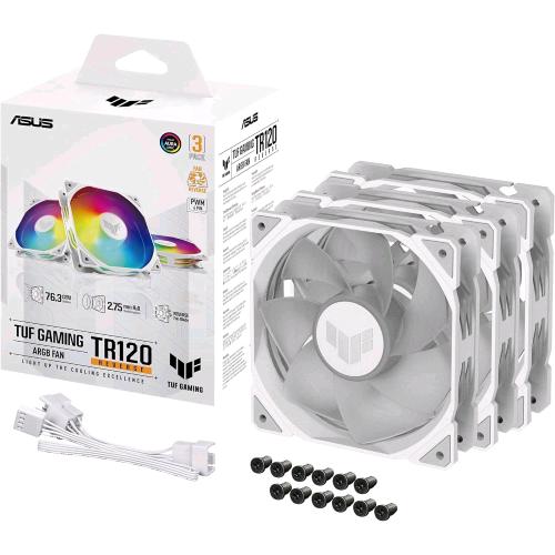 ASUS TUF GAMING TR120 ARGB FAN REVERSE 3 IN 1 VENTOLE 120mm PWM 2.000rpm 16 LED