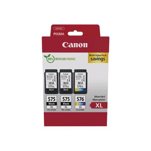 CANON PG-575XLx2/CL-576XL MULTIPACK CONFEZIONE DA 3 CARTUCCE INK ALTA RESA 2 x 5