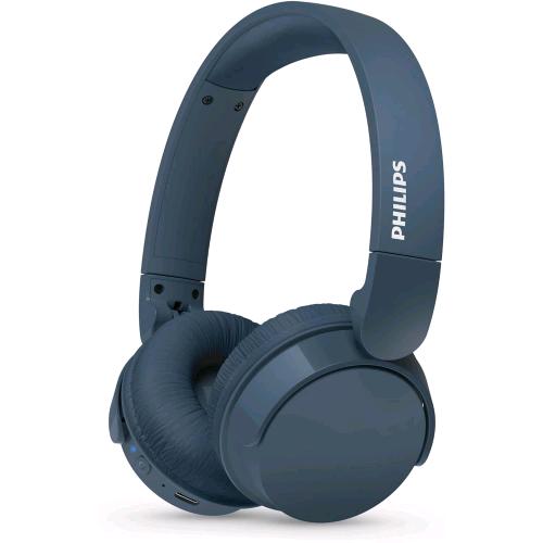 PHILIPS TAH4209BL CUFFIA OVER-EAR WIRELESS BLUETOOTH CON MICROFONO CHIAMATE E MU