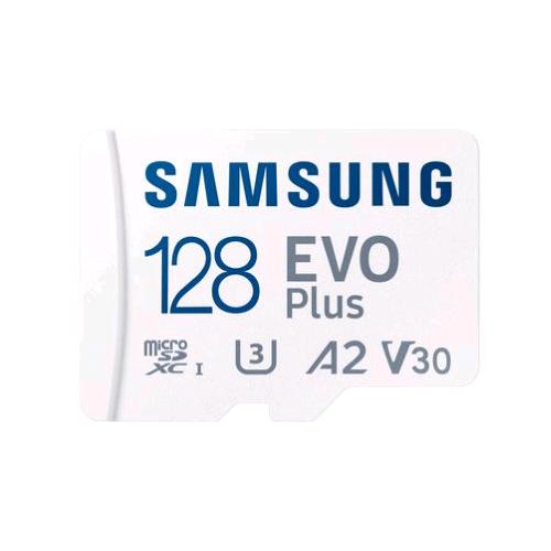 SAMSUNG EVO PLUS MICRO SD XC 128GB CLASSE 3 WHITE